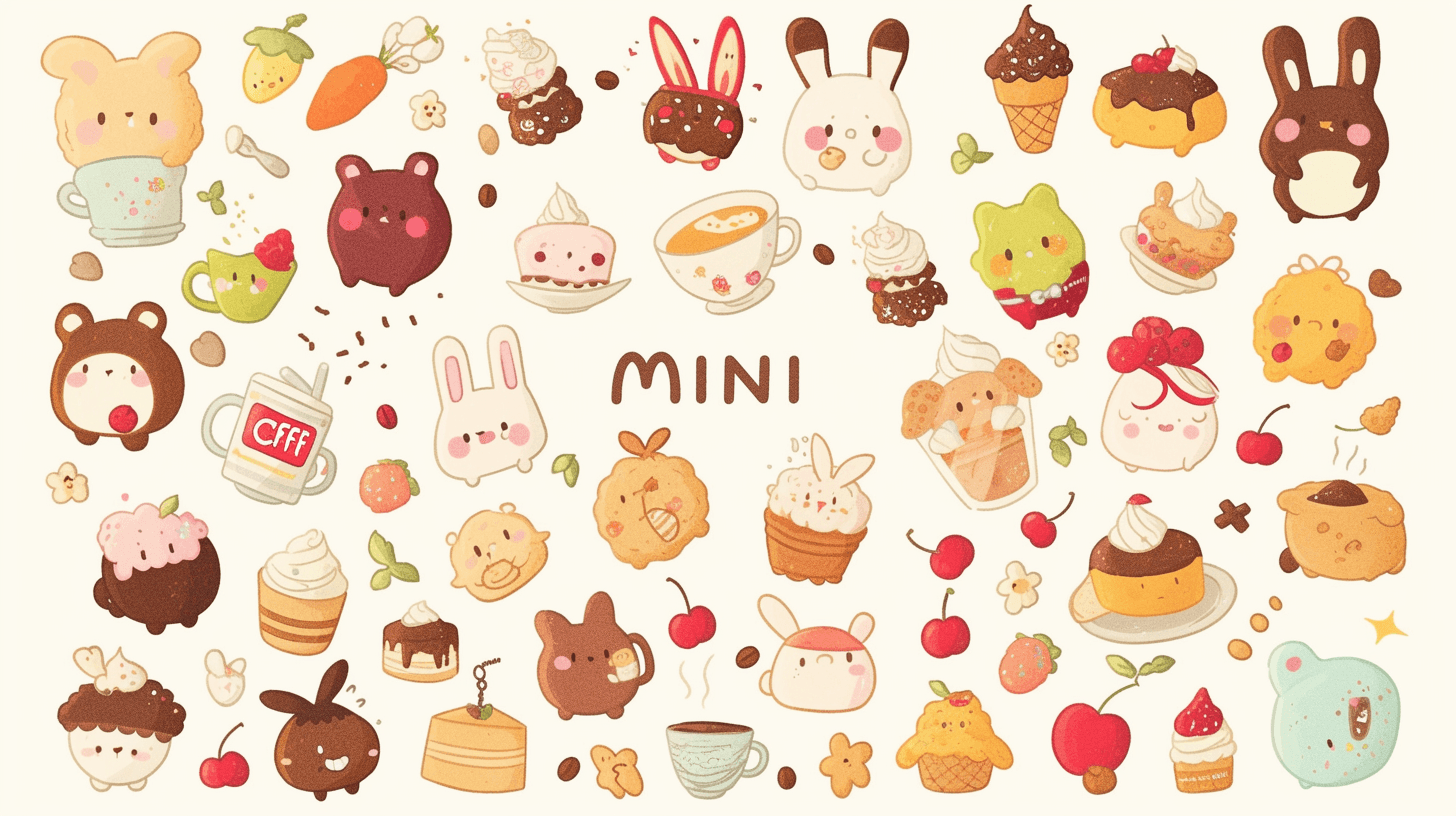 Ice Cream Downtown original repeating artwork