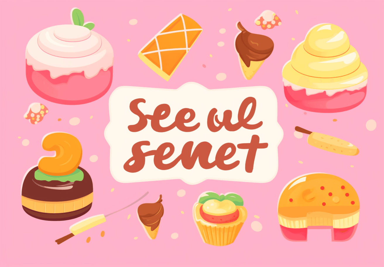 Cake Line original repeating artwork