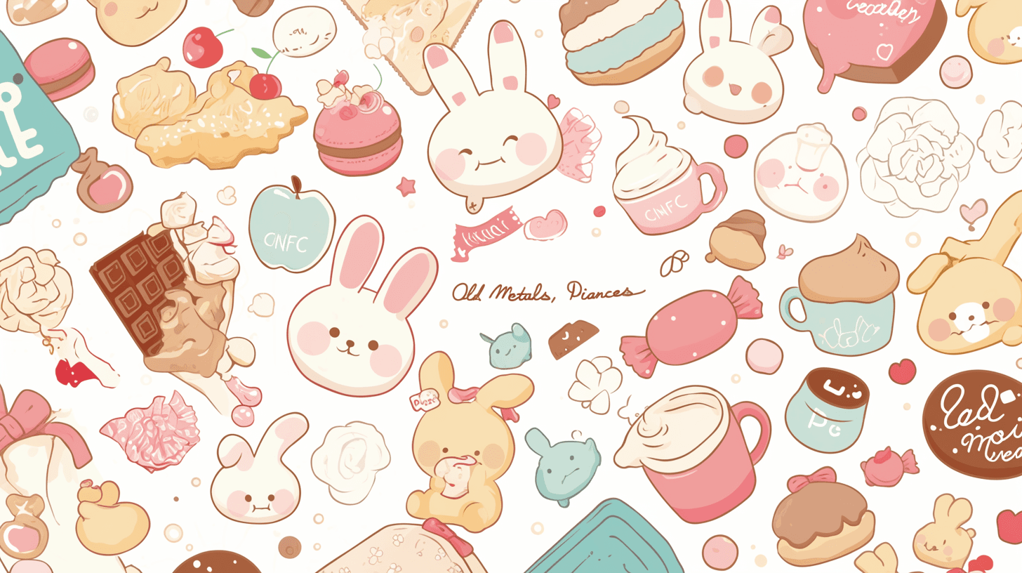 Cake Chase original repeating artwork