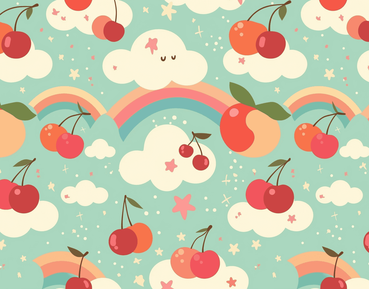 Cherry 131 original repeating artwork