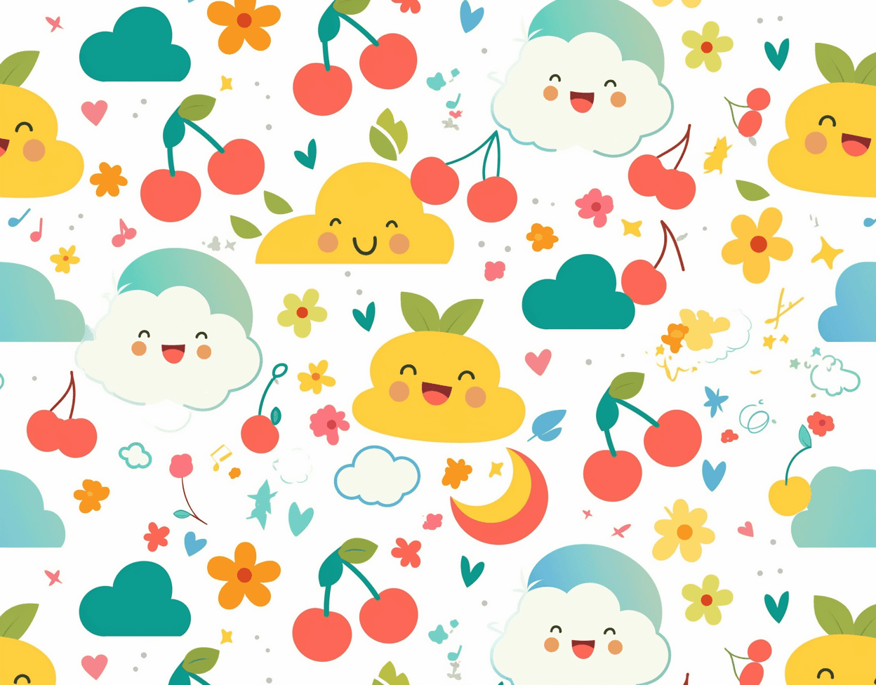 Cherry 033 original repeating artwork