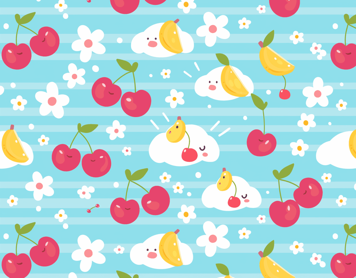 Cherry 034 original repeating artwork