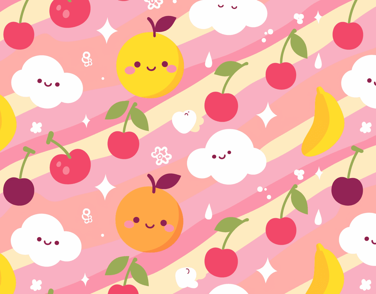 Cherry 145 original repeating artwork