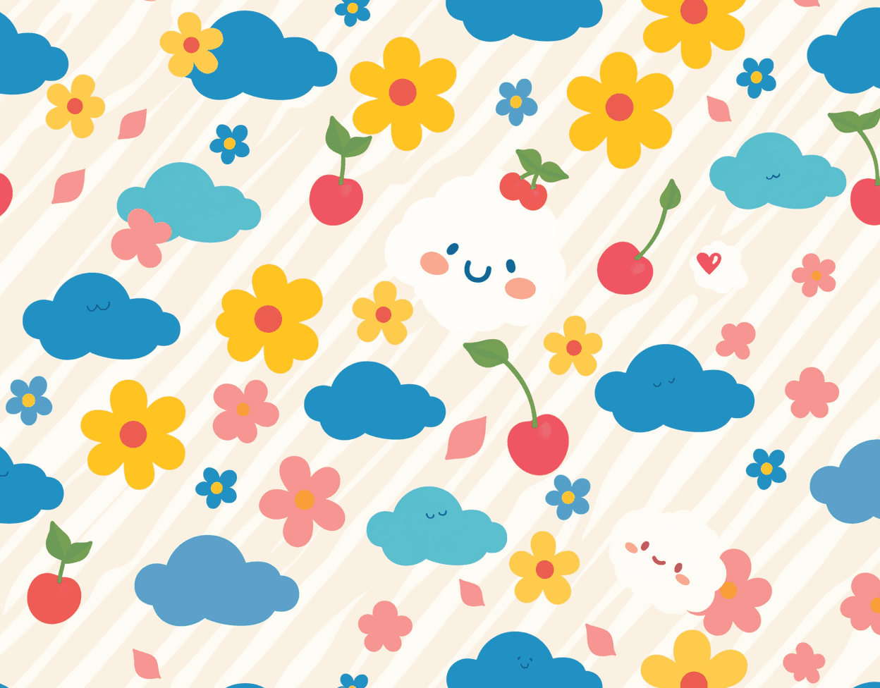 Cherry 090 original repeating artwork