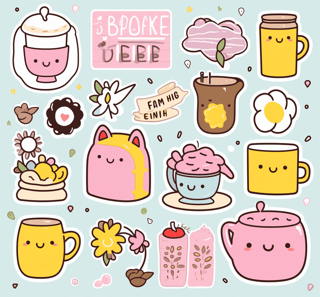 Cake Label original repeating artwork