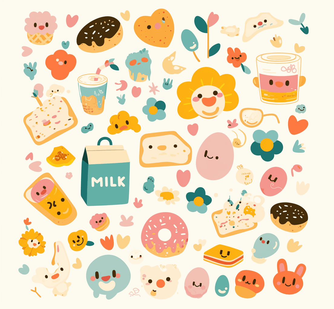 Cake Mark original repeating artwork