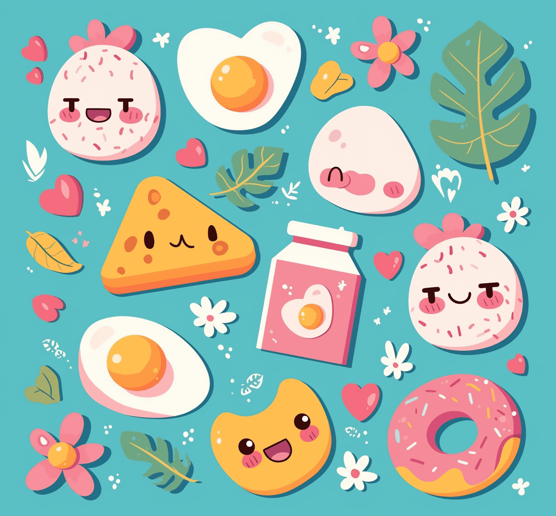 Snack Wander original repeating artwork
