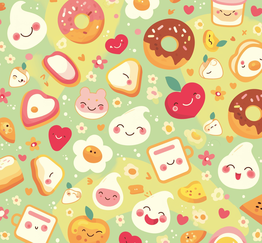 Snack Rest original repeating artwork