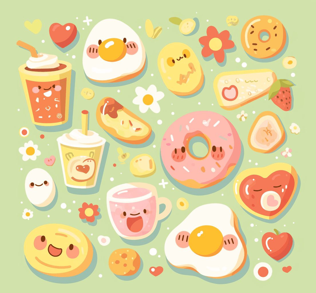 Snack Sprint original repeating artwork