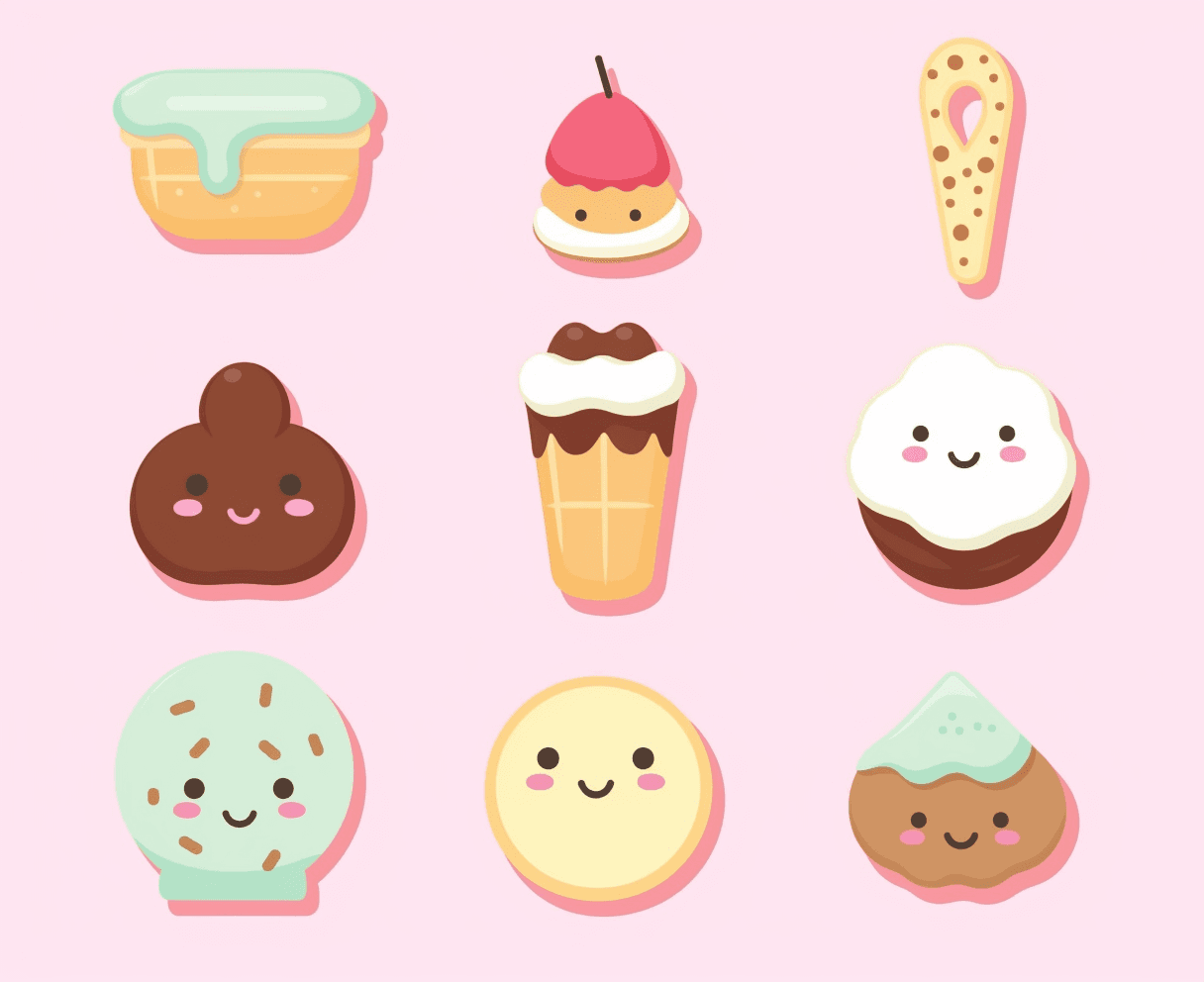 Snack Print original repeating artwork