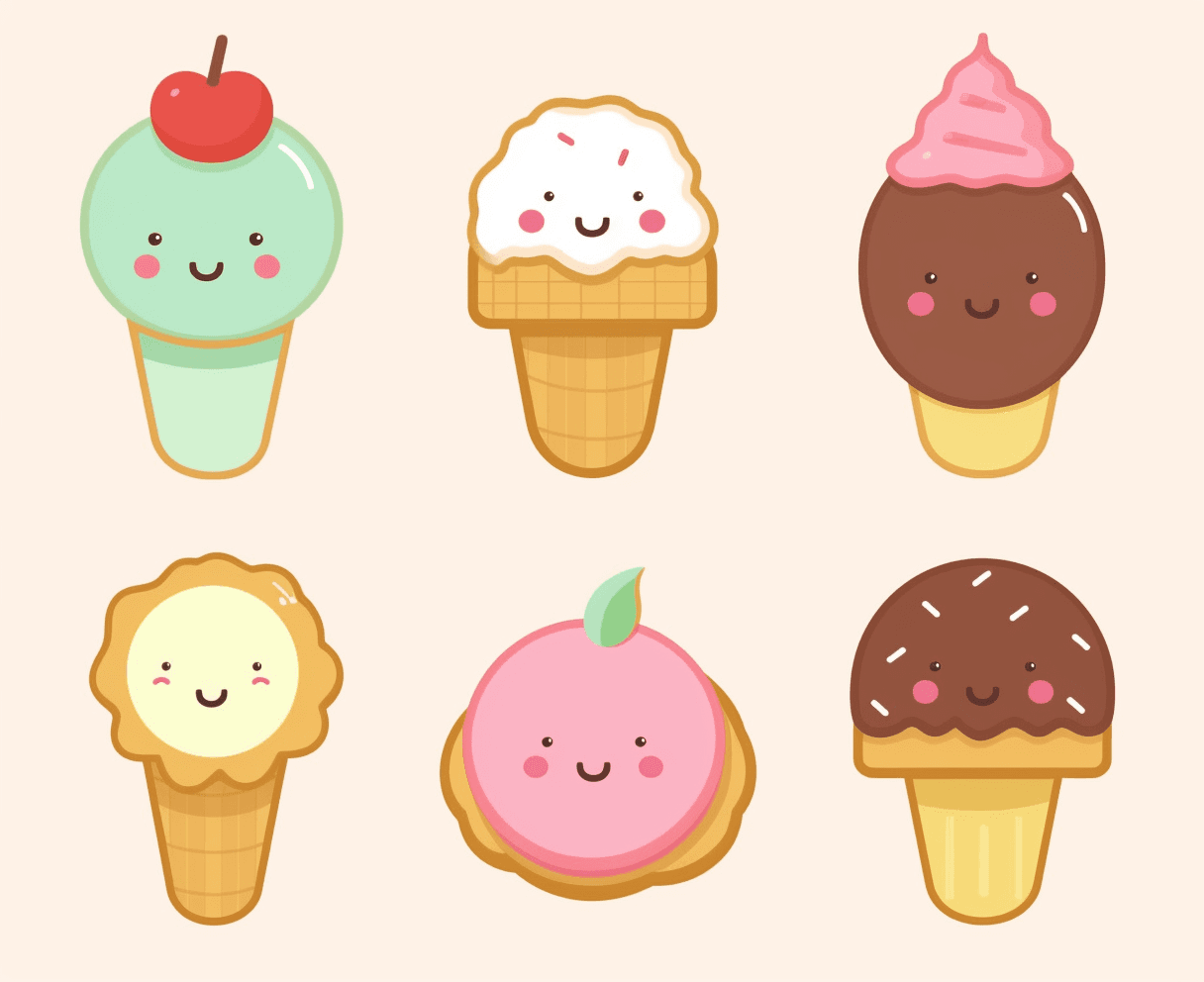 Ice Cream 098 original repeating artwork