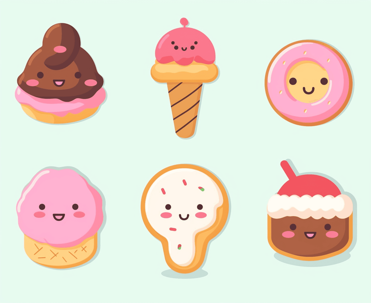 Ice Cream 066 original repeating artwork