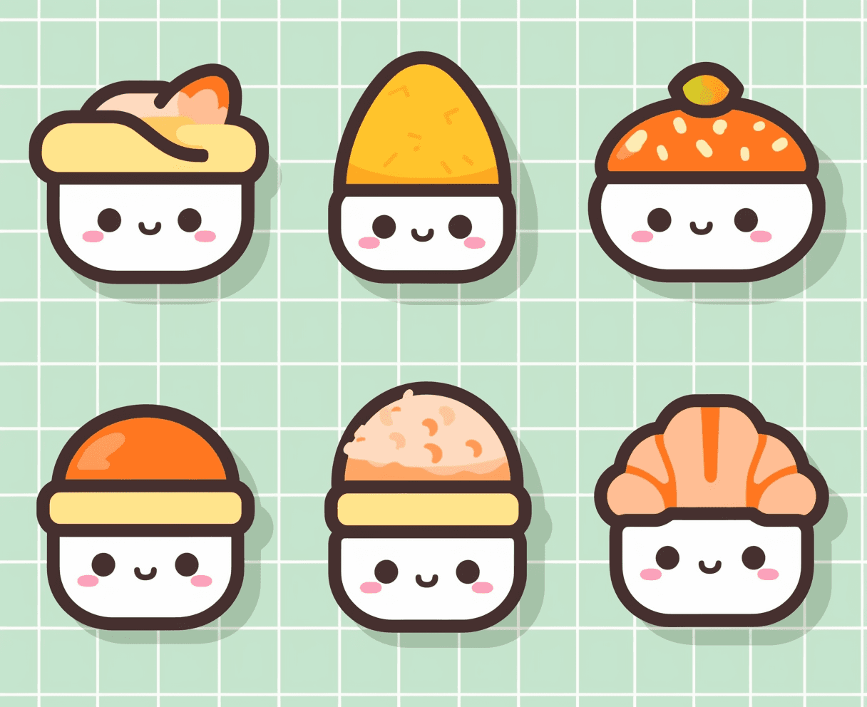 Cake Kick original repeating artwork