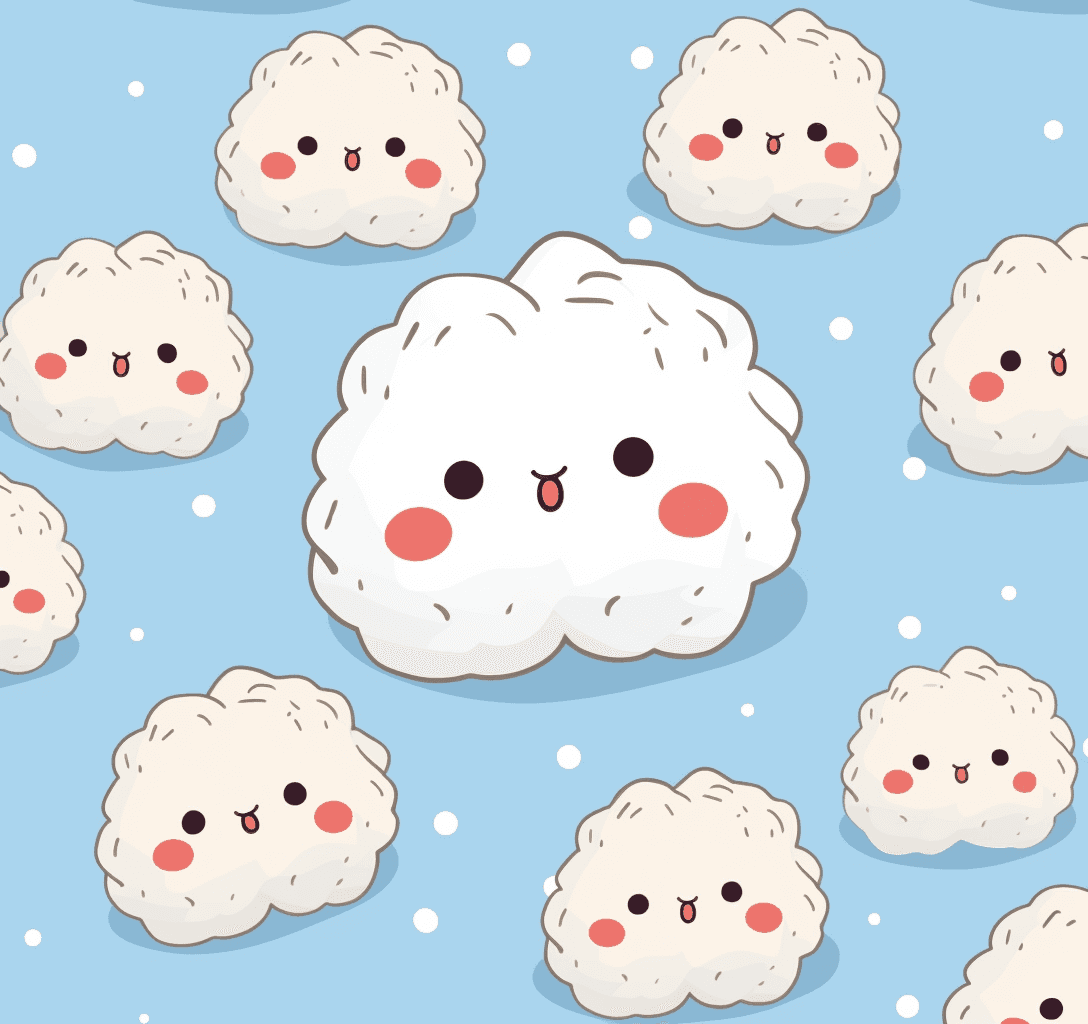 Snack Hue original repeating artwork
