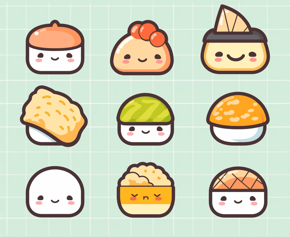 Snack Carnival original repeating artwork