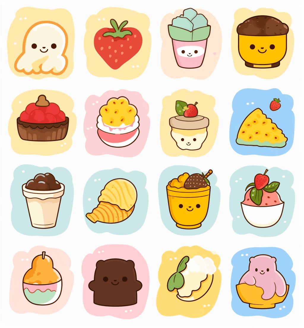 Snack Label original repeating artwork