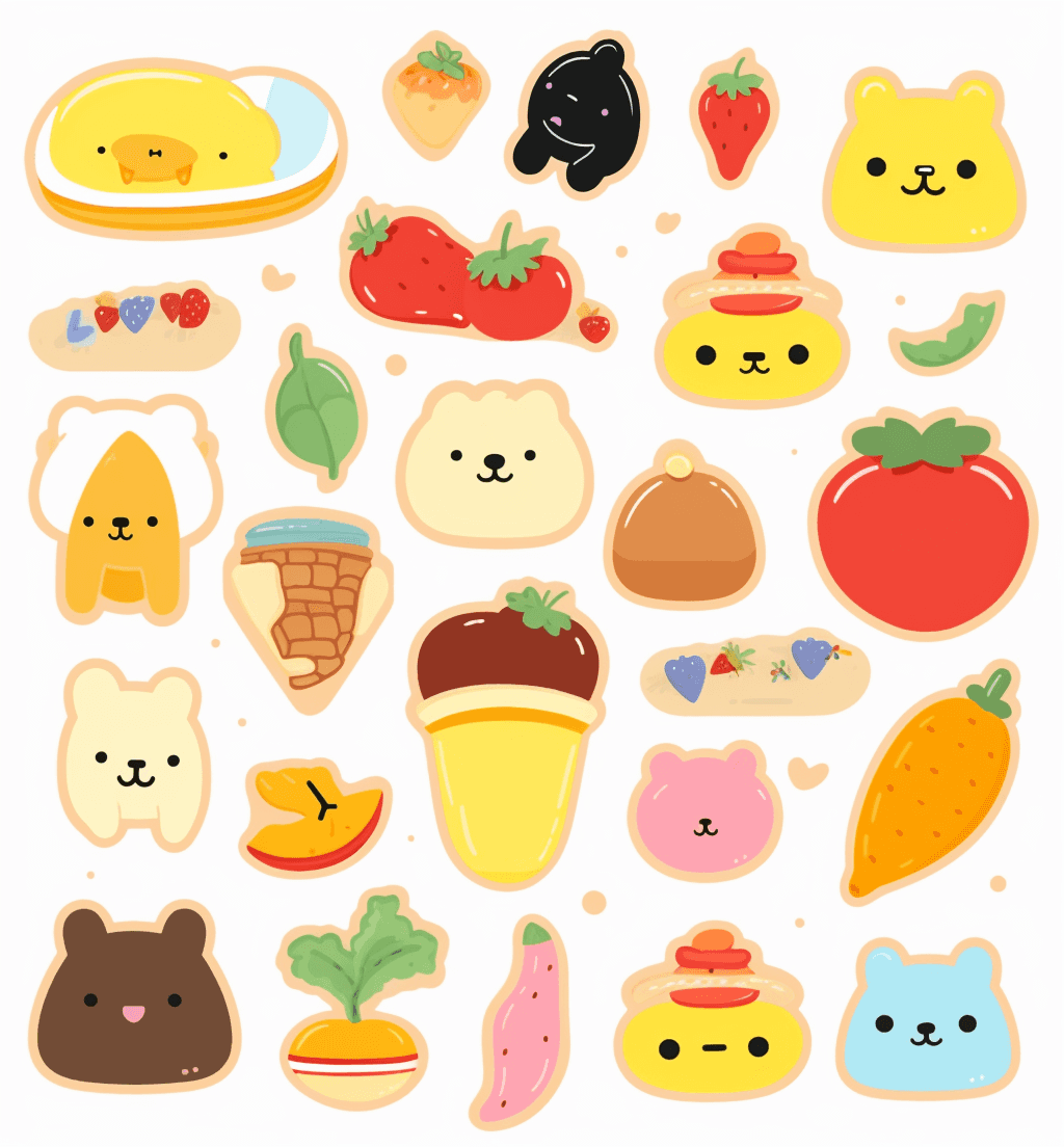 Snack Series original repeating artwork