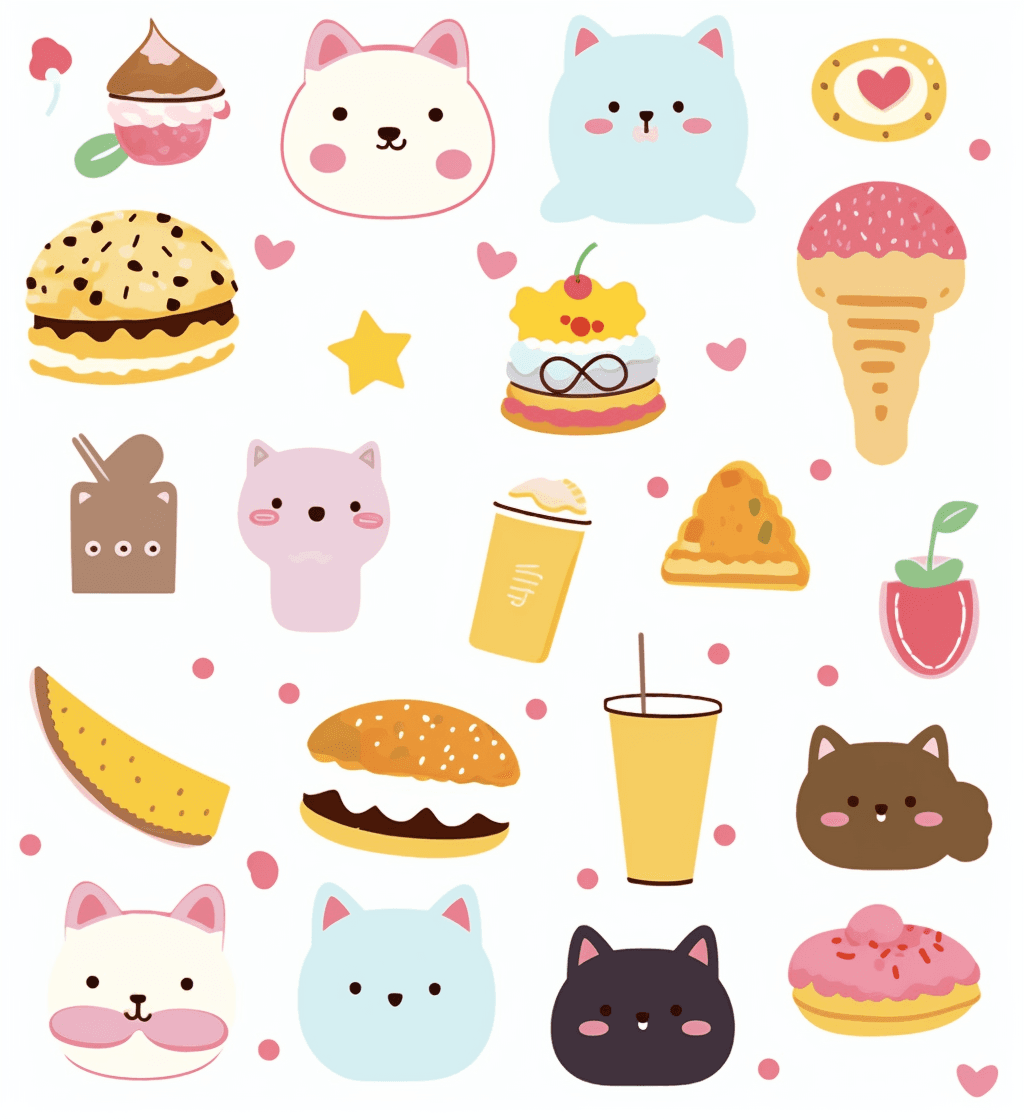 Snack Show original repeating artwork