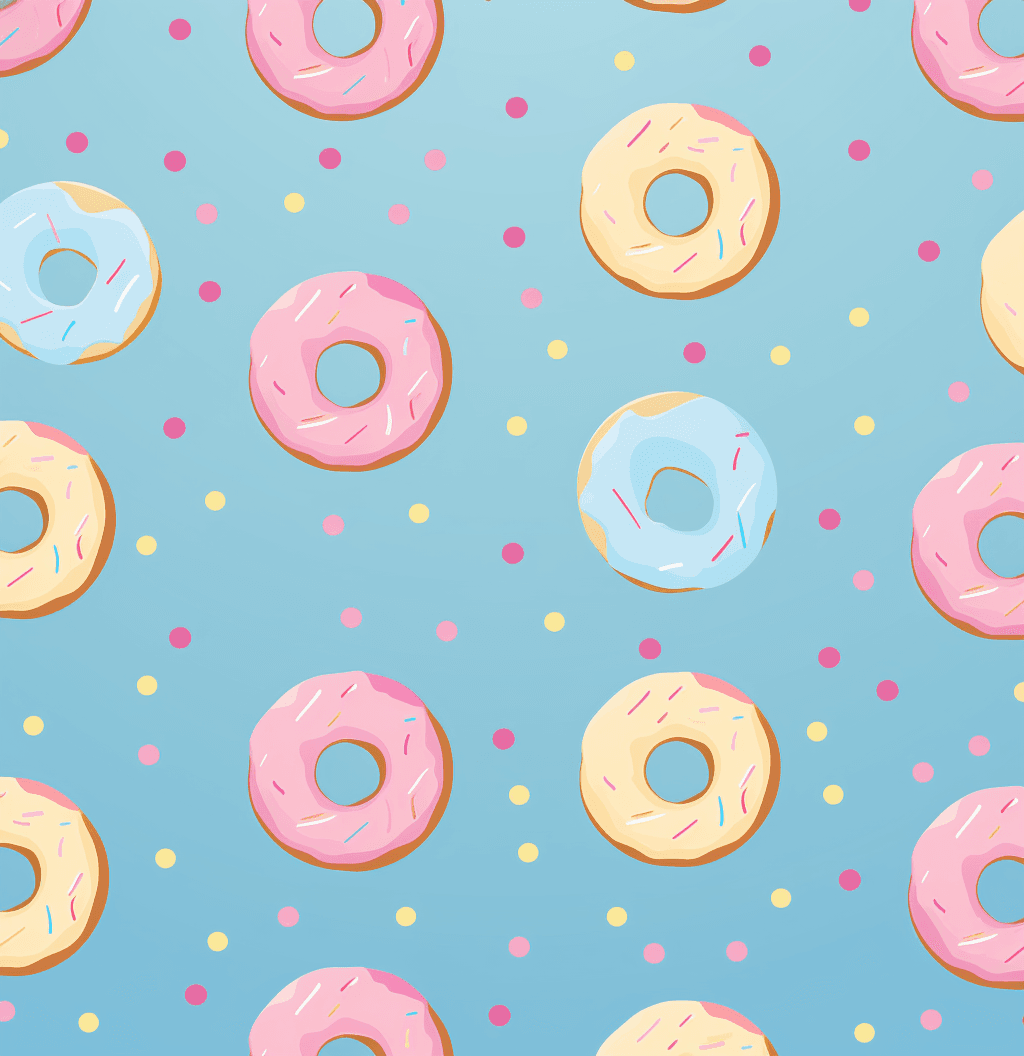 Donut Shade original repeating artwork