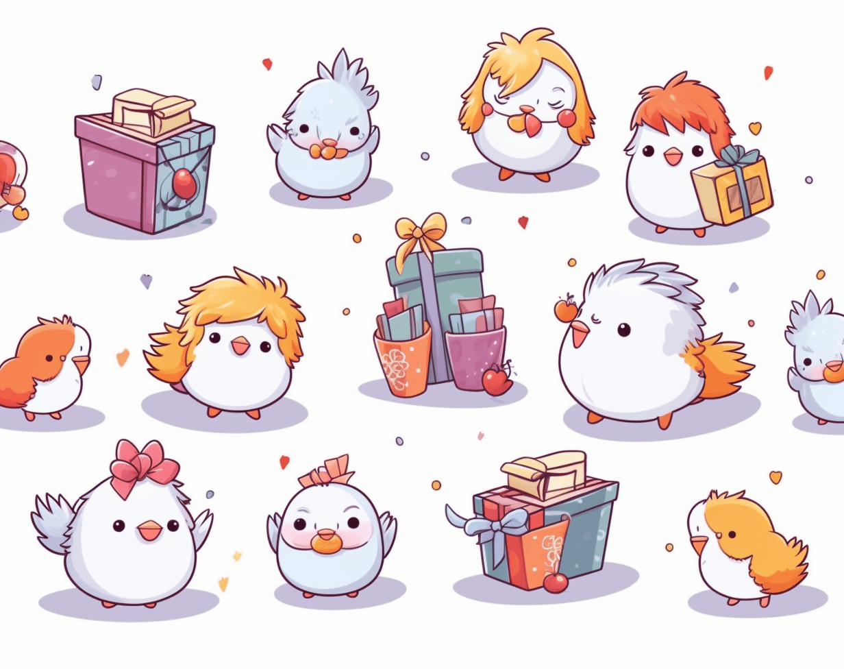 Chick Shine original repeating artwork