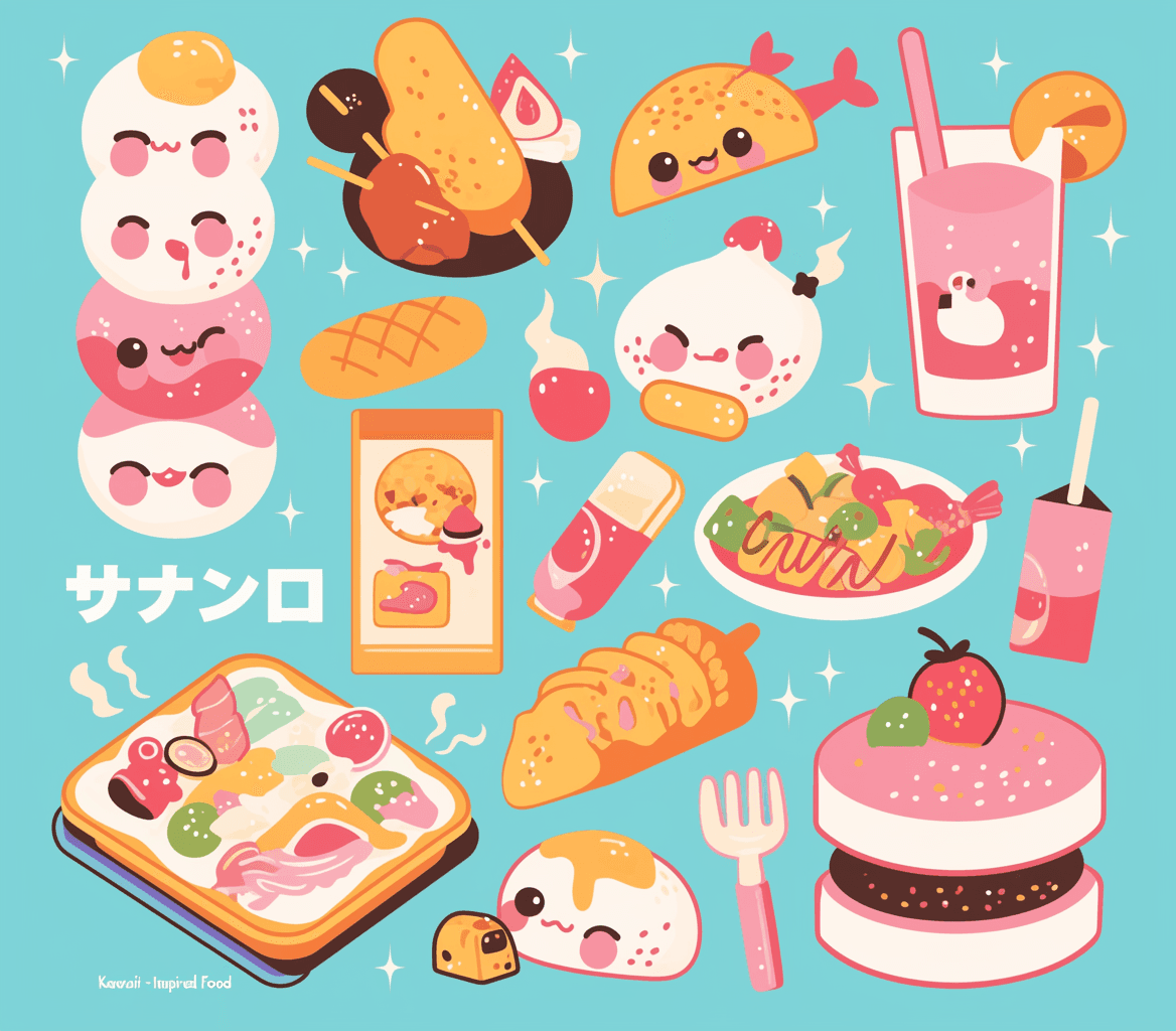 Snack Tribe original repeating artwork