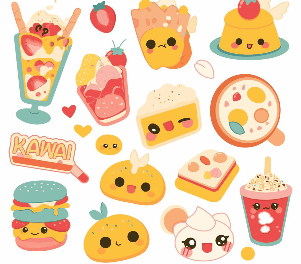 Snack Dusk original repeating artwork
