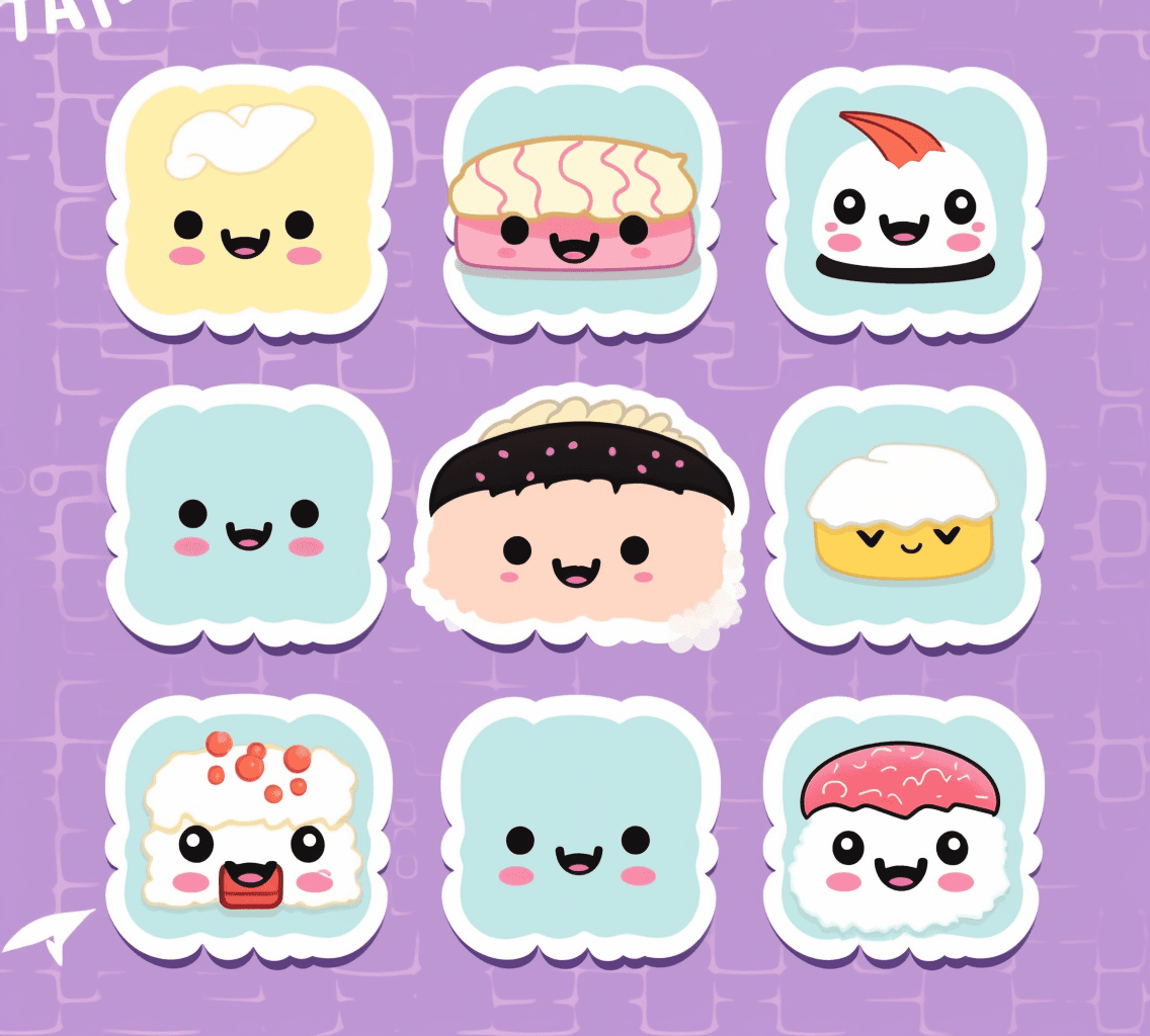 Snack Roam original repeating artwork