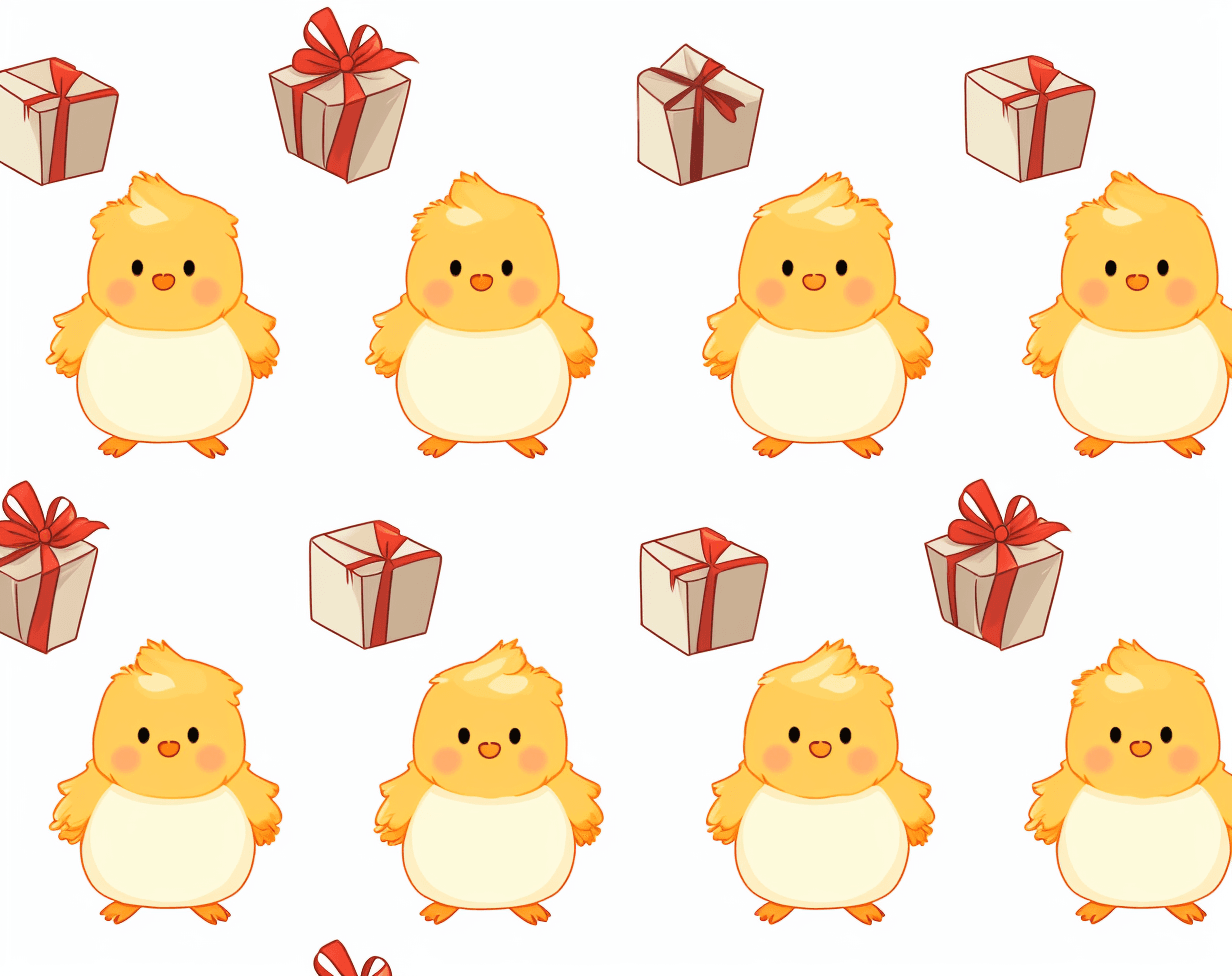 Chick Team original repeating artwork