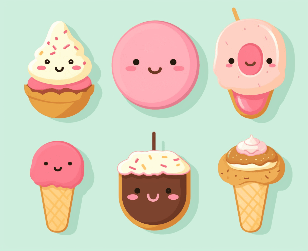 Dessert Collective original repeating artwork