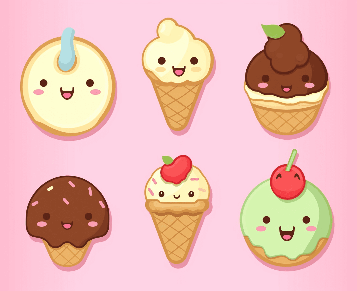 Dessert Crew original repeating artwork