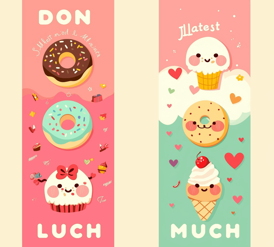 Dessert Team original repeating artwork