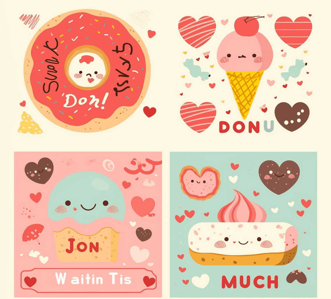 Dessert Rush original repeating artwork