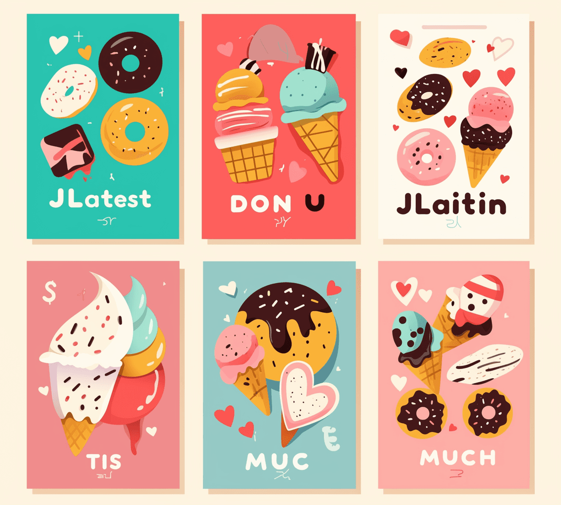 Dessert Jam original repeating artwork