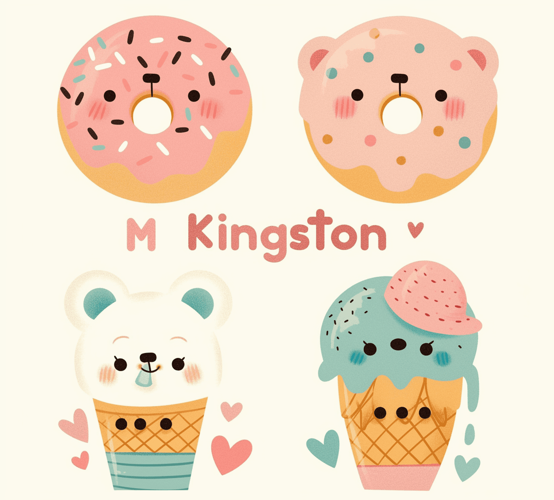 Dessert Tune original repeating artwork