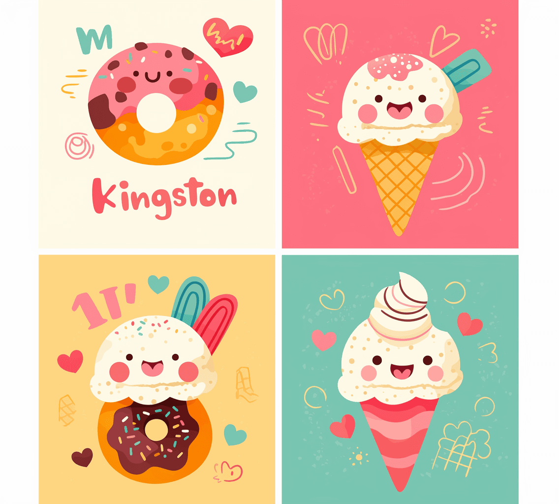 Dessert Session original repeating artwork