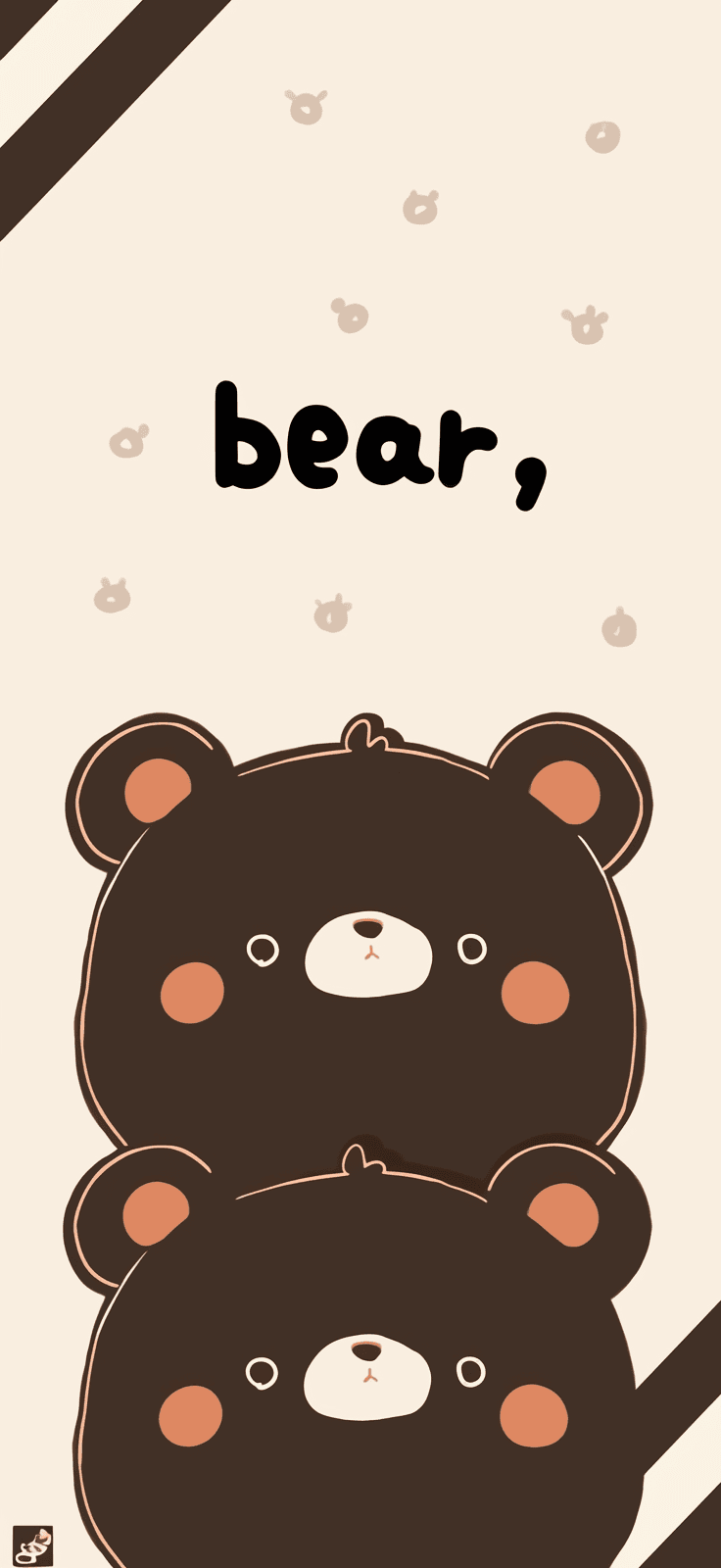 Bear 195 original repeating artwork