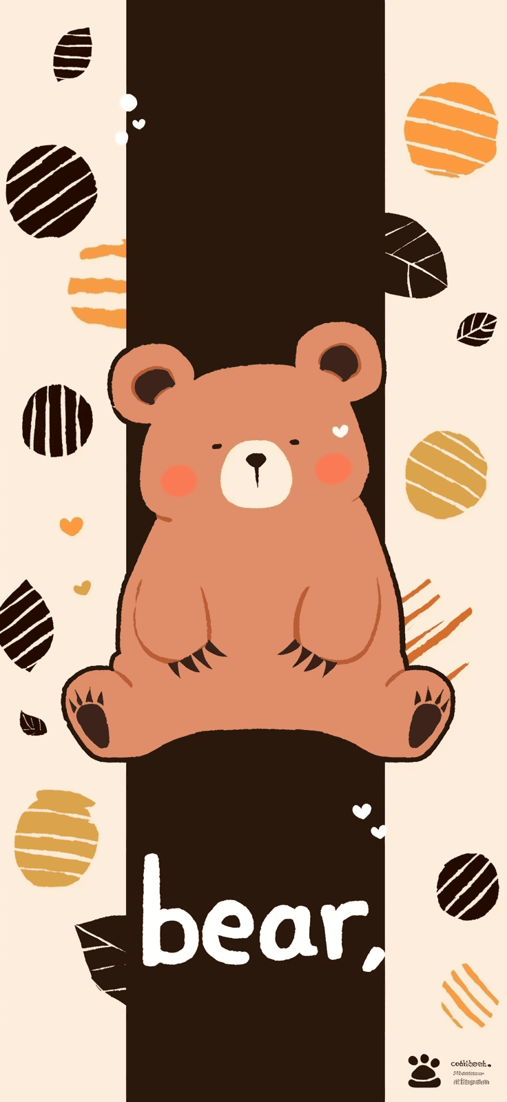 Bear 038 original repeating artwork