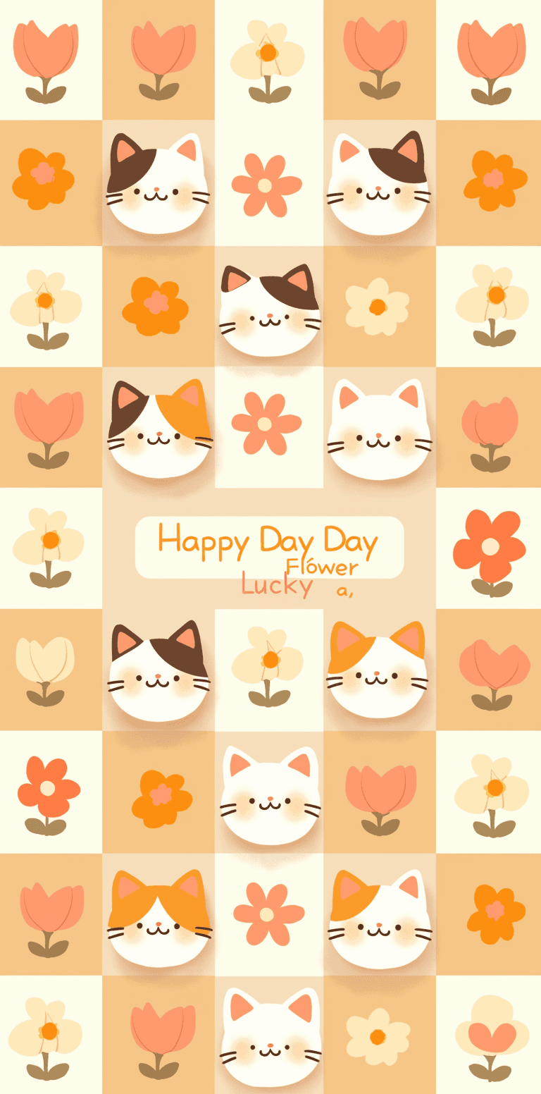 Cat 286 original repeating artwork