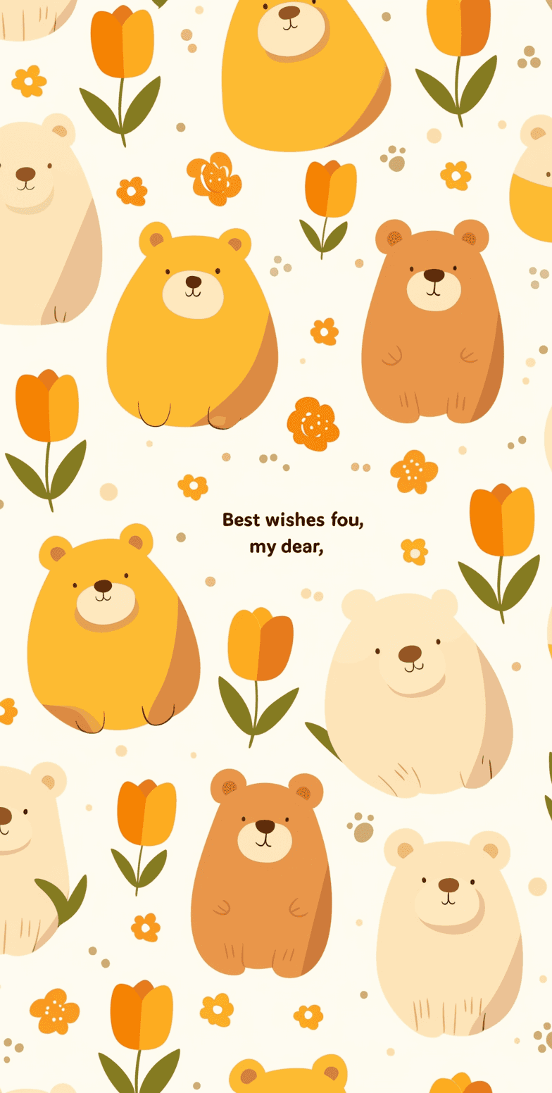Bear 445 original repeating artwork