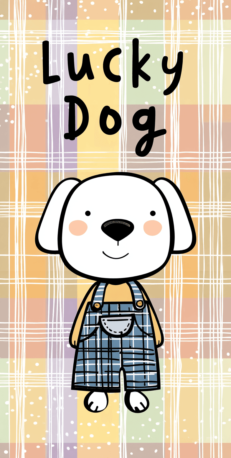 Dog 127 original repeating artwork