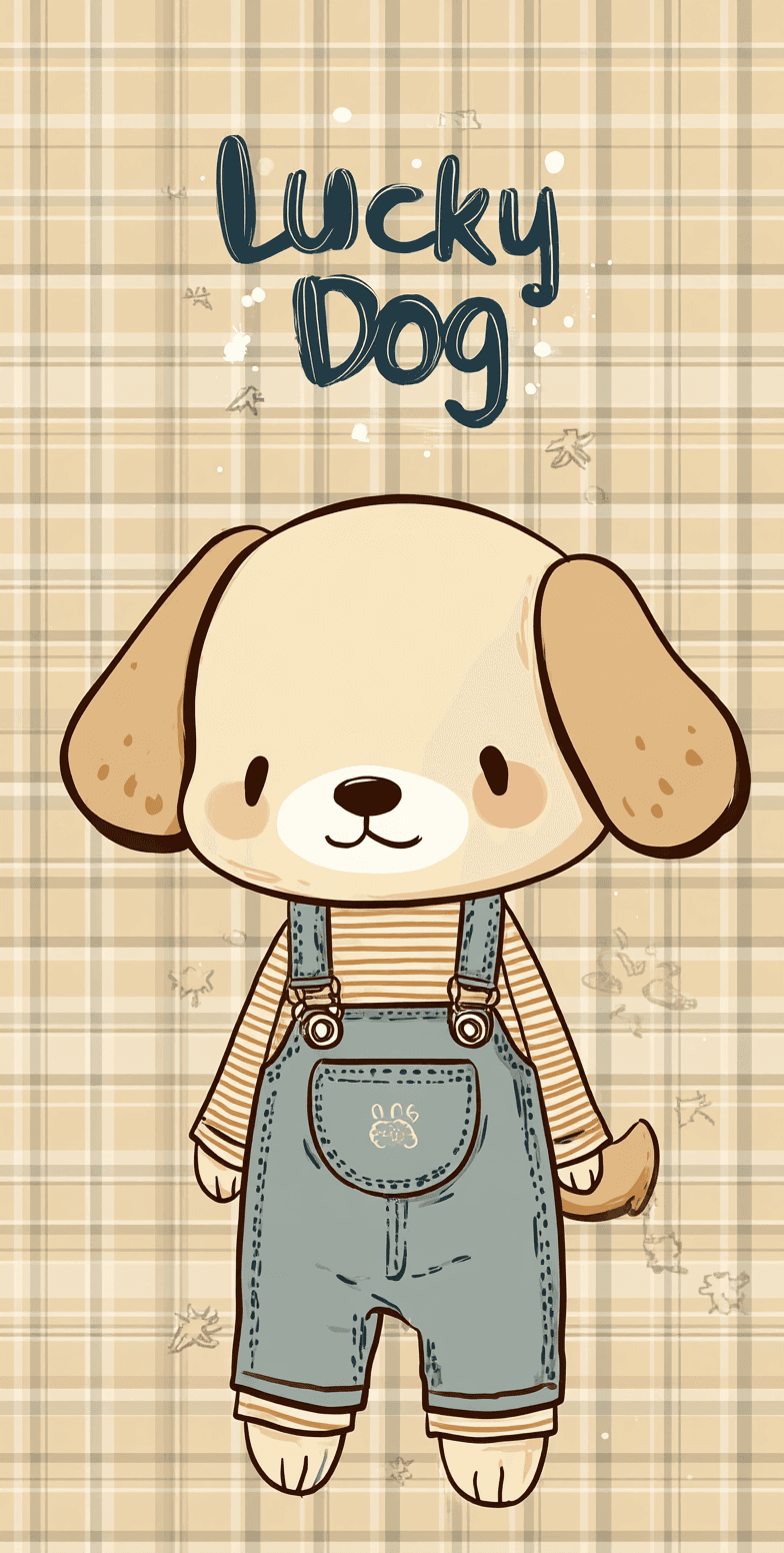 Dog 125 original repeating artwork