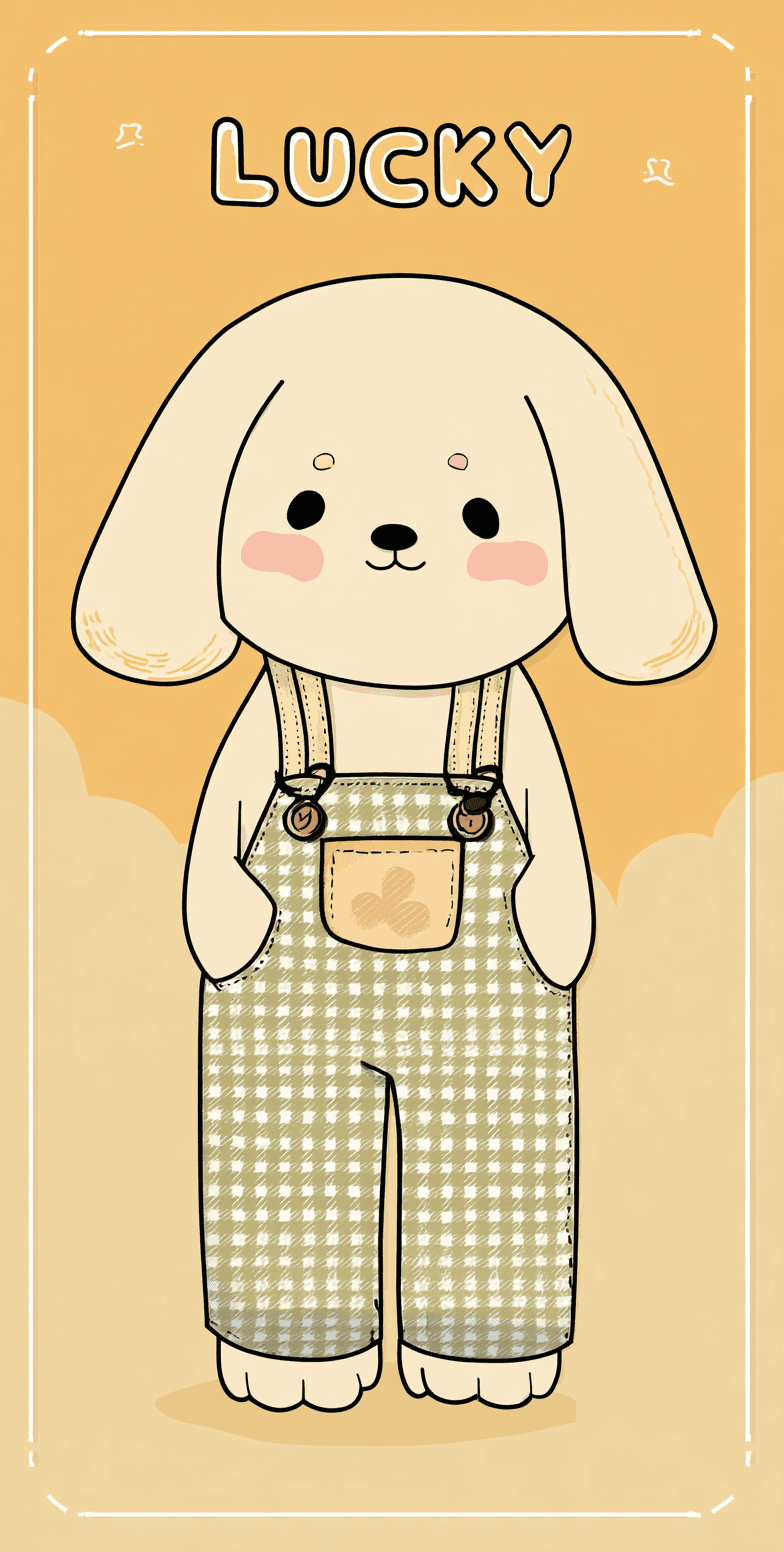 Dog 108 original repeating artwork