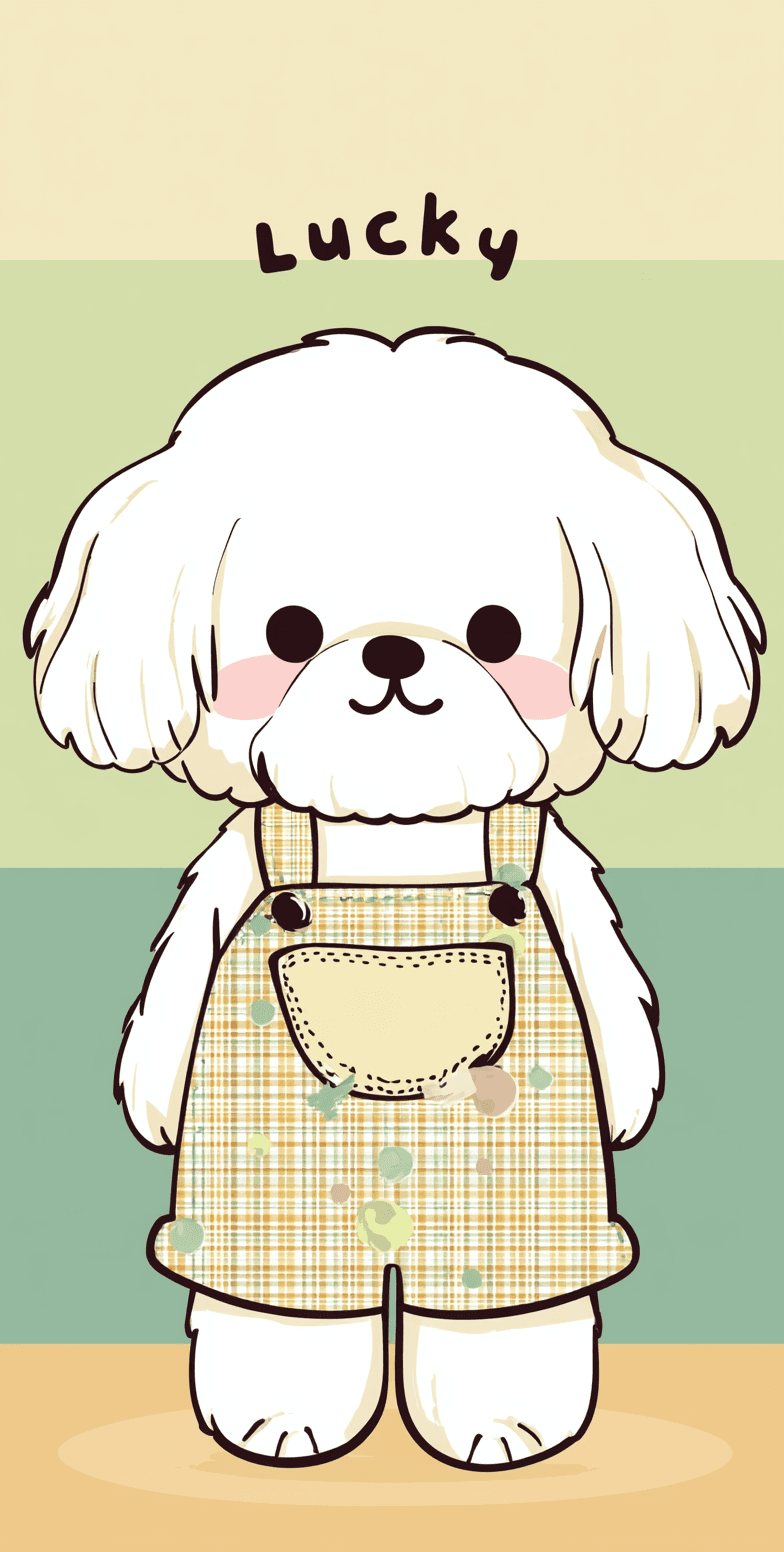 Dog 107 original repeating artwork
