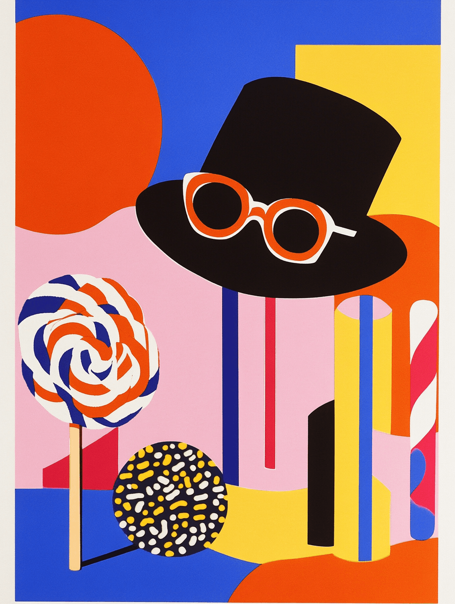 Hat Spark original repeating artwork