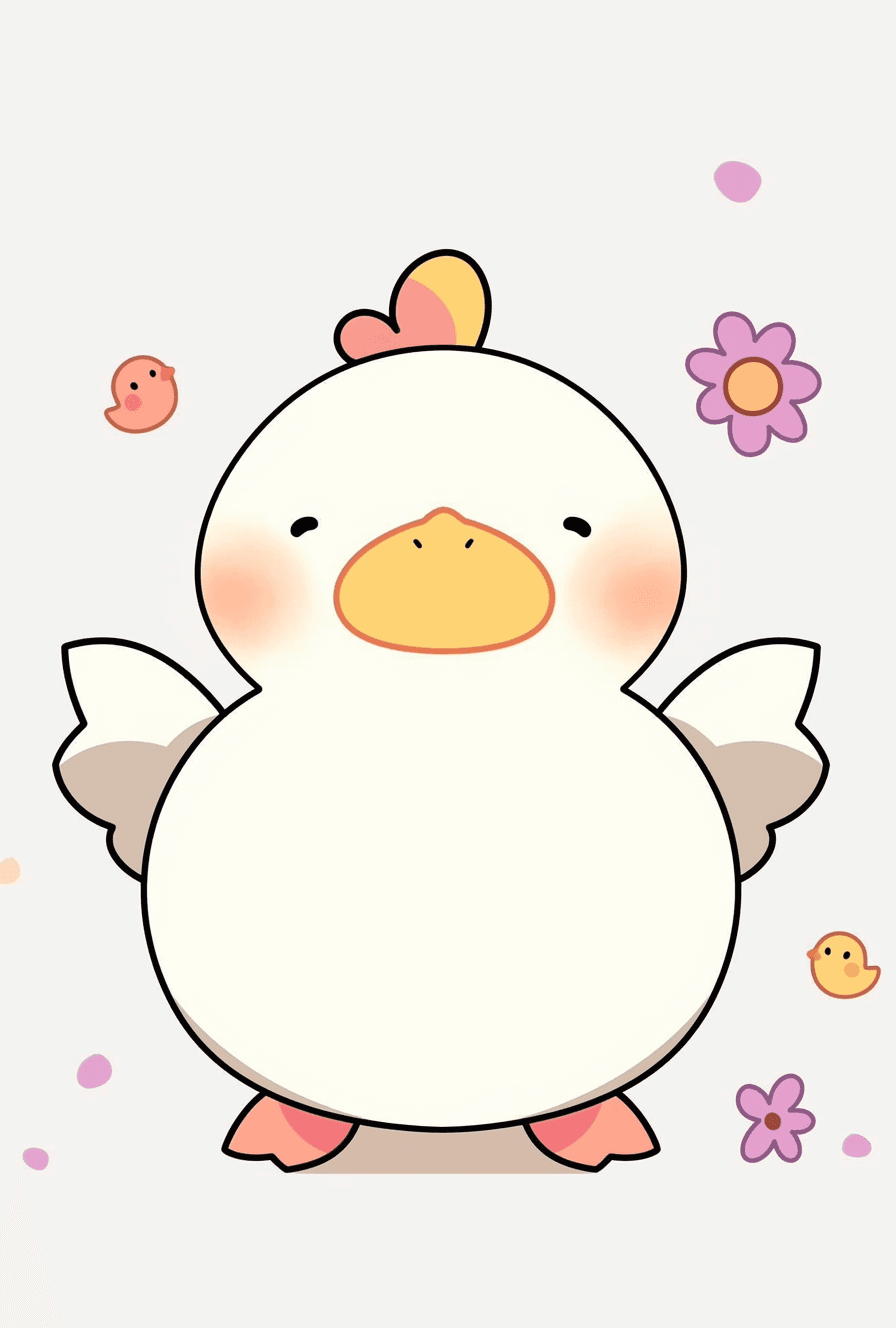 Duck Bounce original repeating artwork