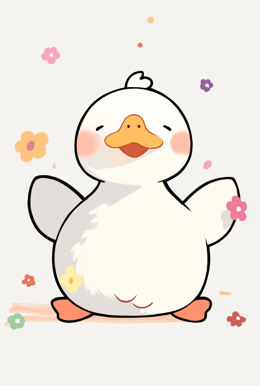 Duck Spin original repeating artwork