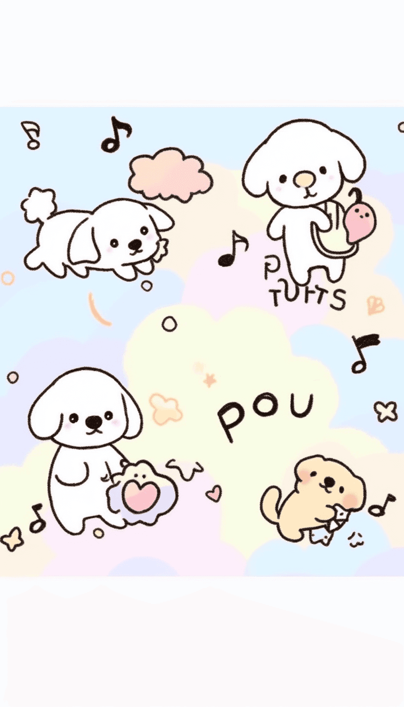 Dog 085 original repeating artwork