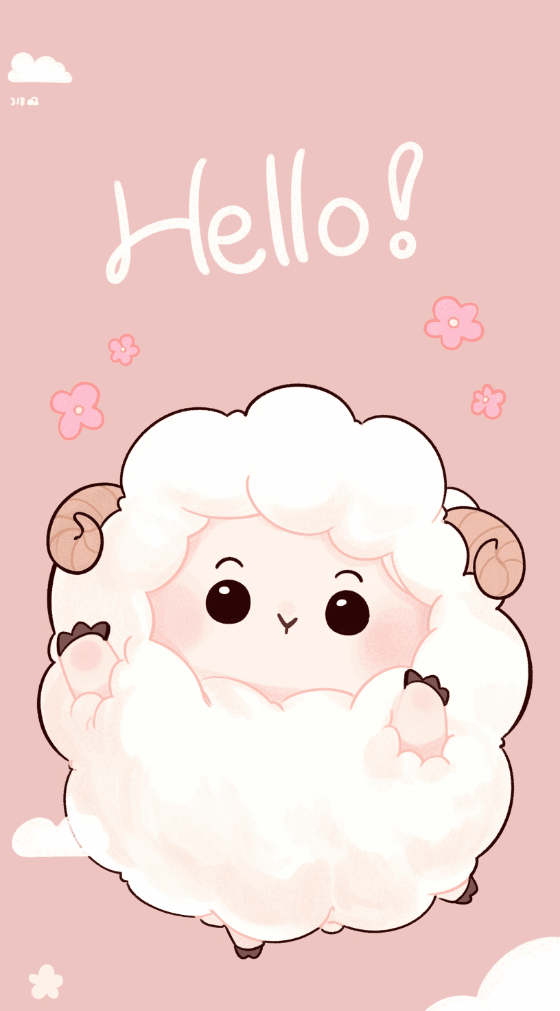 Sheep Dash original repeating artwork