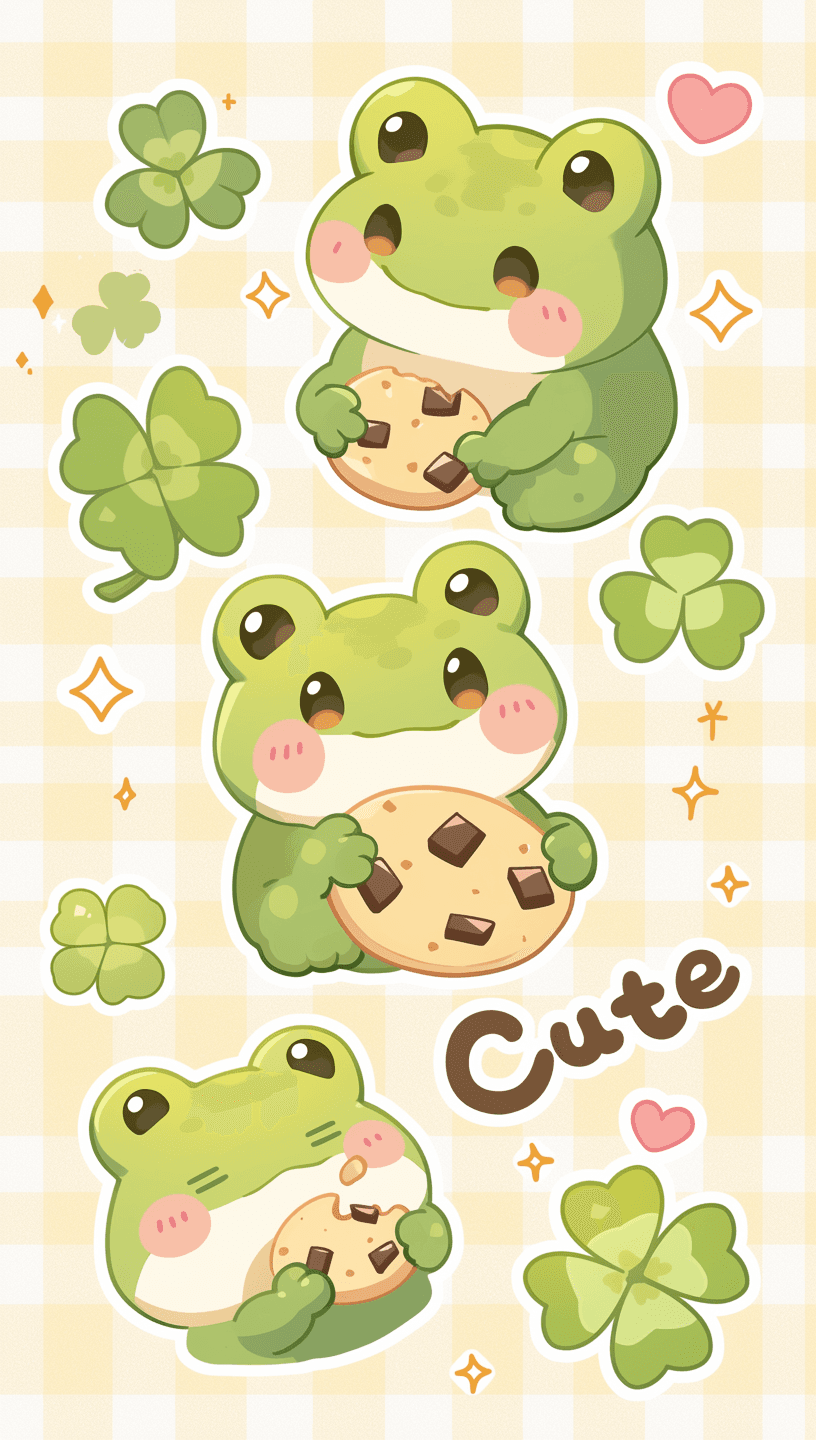 Frog Festival original repeating artwork