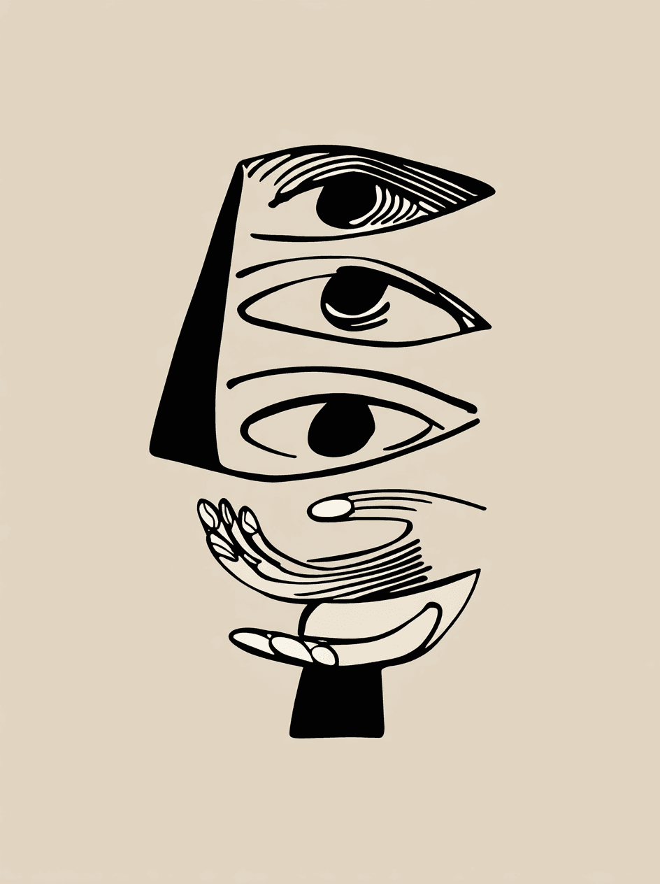 Figure Shade original repeating artwork